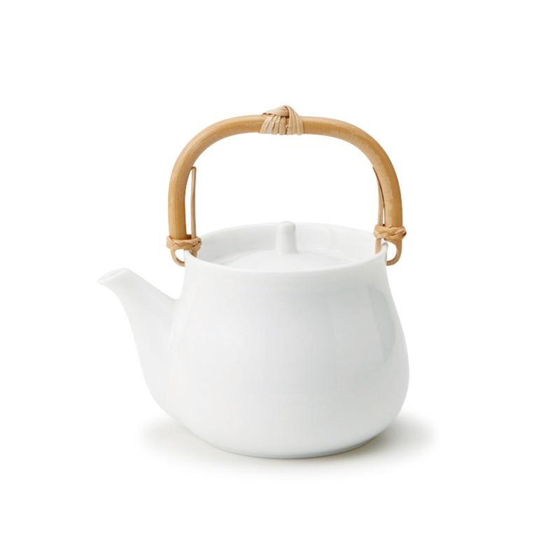 急須 陶器 蔓ハンドル 作家物 蔓細工 未使用に近い美品 【公式通販】