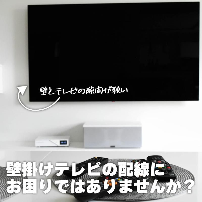 マクサー電機 差込プラグが前後左右に曲がる HDMI ケーブル 1m 4K対応 ver1.4 壁掛...