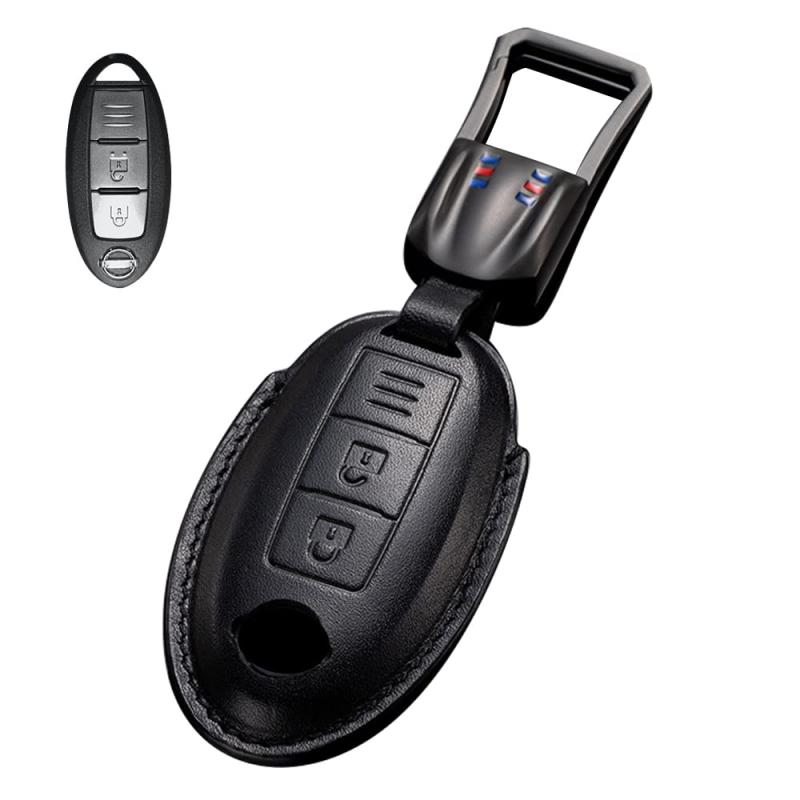 [LETINGFAR] 互換品キーケース 日産用 オーラ セレナ キーカバー kinio リーフ スカイライン c26 セレナ インテリジェント エクストレイルt32 エルグランド スカイラインス ノート マートキーケー