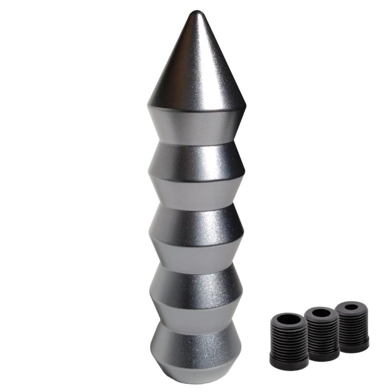 tonra 汎用 シフトノブ スティック パンク ロック スタイル 145x39mm280g ドレスアップ カスタム M8 10 12 アダプター付き アルミ