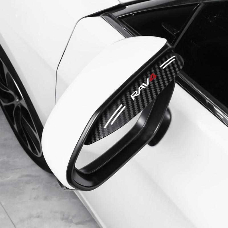 車 ドアミラーバイザー 雨よけ 視界確保 カー サイドミラーバイザー 保護カバー 撥水 フィットがいい ..