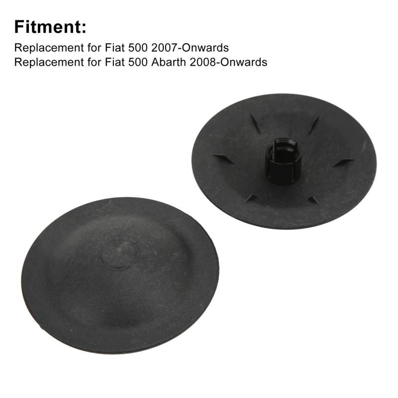 フロントサスペンションマウントカバー 51938656 フィアット500・アバルト用ショックアブソーバートップマウント・交換部品 (8*8*3cm)