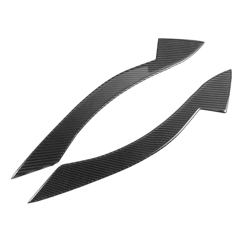 カーボンファイバーヘッドライトアイブロウ、耐久性のある保護まぶたトリムペア、Z4 E89 2009‑2015用、..