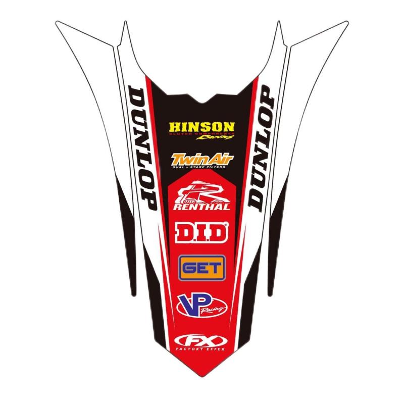 乐天商城 - ファクトリーエフェックス(FACTORY EFFEX) CRF250R/450R '25 リヤフェンダーデカール G5624