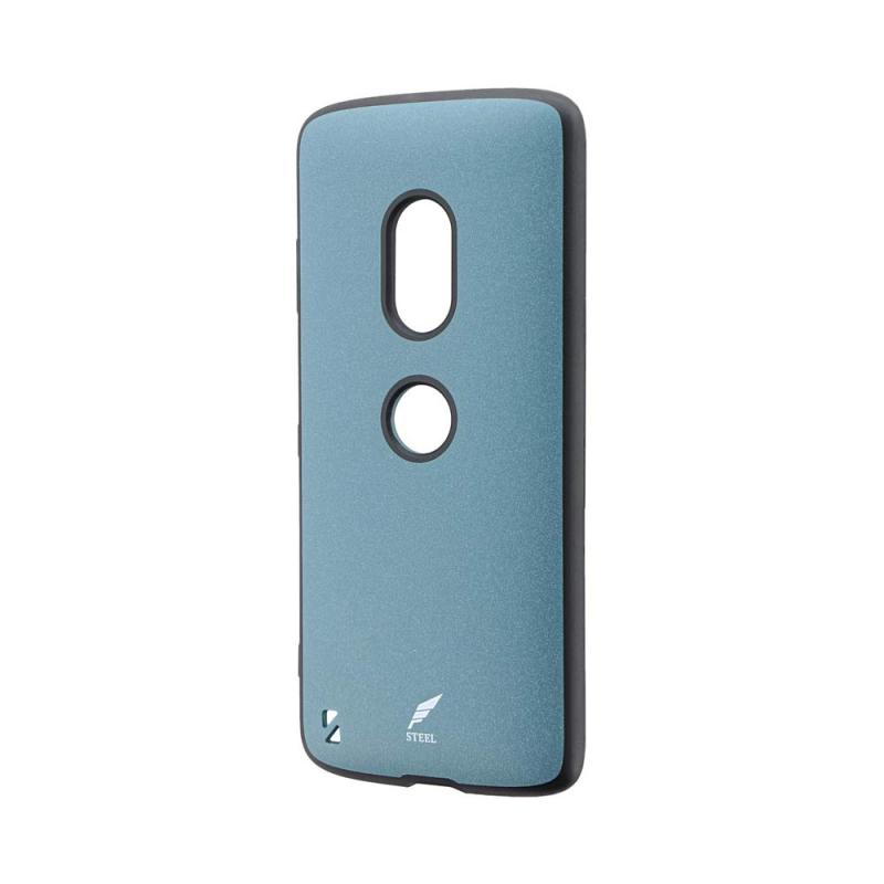 Xperia(TM) XZ3 SO-01L/SOV39/SoftBank 耐衝撃ハイブリッドケース「STEEL」 ライトグレー LP-X18WHVCSTLGR