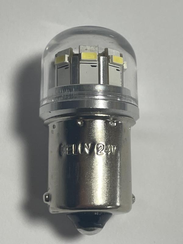 ケリー電気産業 LEDバルブ ライセンス球 24V G18 BA15S 120lm 白色 00192175 1個入り
