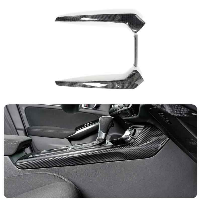 Onami 11代目 シビック センターコンソールパネル ギアシフトパネル カップホルダーパネル インテリアパネル 新型 CIVIC FL1 ABS製 3P