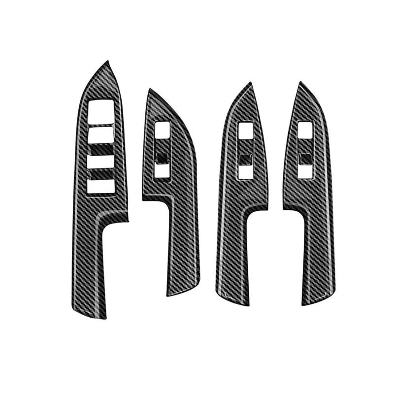 MEKOMEKO 新型レクサス NX260 NX350H パワーウィンドウ スイッチ カバー ドア ウィンドウ ボタン ドアスイッチパネル インテリアパネル 内装 パーツ アクセサリー ABS樹脂製 4PCS LEXUS 2022年～