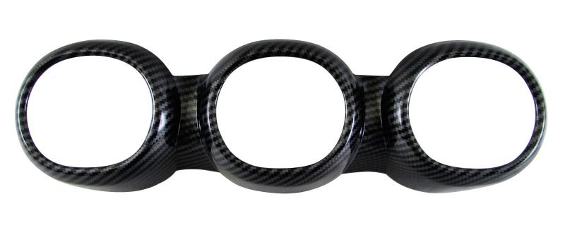 BRIGHTZ Cクラスステーションワゴン S206 フロントセンターエアコンリング カーボン調 【 INT－MID－03..