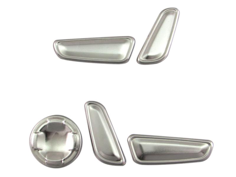 BRIGHTZ ハリアーハイブリッド AXUH80 AXUH85 ステンレスシートスイッチカバー 5PC サテンシルバー 【 INT－ETC－445 】 XUH80 XUH85 UH80 UH85 H80 H85 80 85 ハリアー ハリヤー ハイブリ
