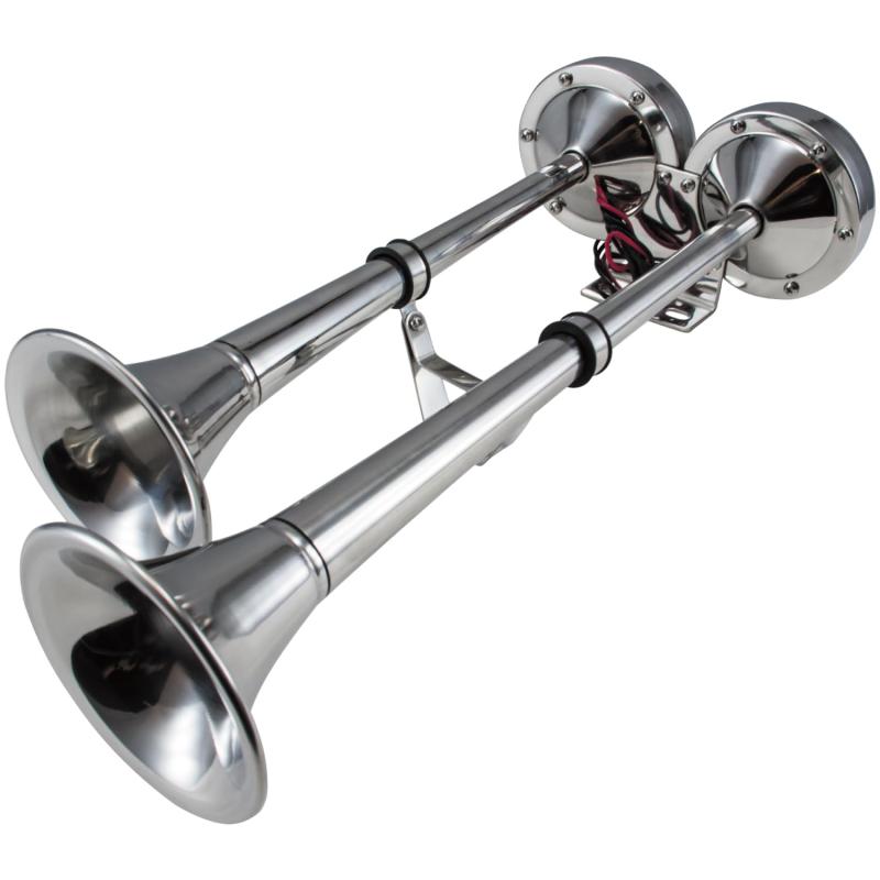 Horn - ジェットイノウエ(JET INOUE) 電子ダブルヤンキーホーン 24V ステンレス 505854