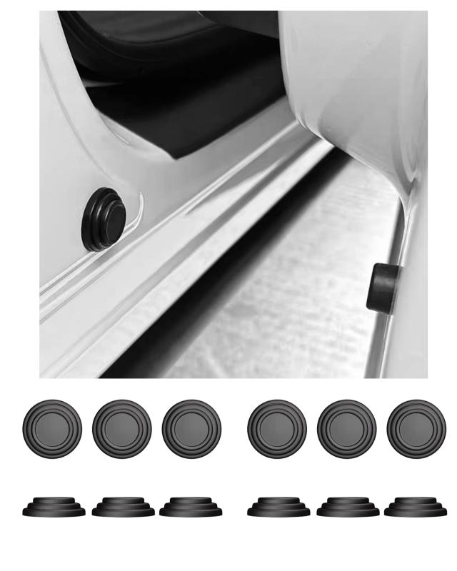 車のドアクッション 日産セレナ C28 6代目 R4.12～/日産 エクストレイル T33/SNT33型 4代目 R4.7～ に適用 車のドアショックプロテクトクッション 衝撃吸収 遮音 消音 黒色