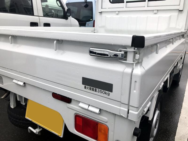 BRIGHTZ キャリイトラック DA63T DA65T メッキアオリ固定レバーカバー 4PC 【 DHC-NOBU-305-4PC 】 アオリハンドル エビ金ハンドル バネカン DA63 DA65 DA DB A63 B65 63 65 キャリ キャリ