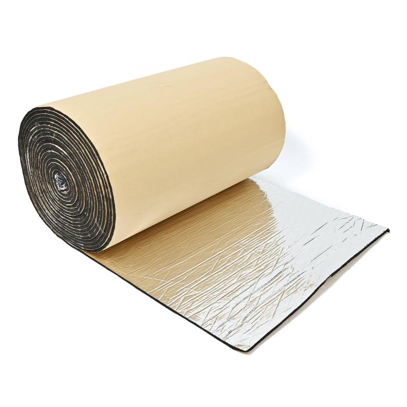 Rikopin(リコピン) 断熱マット 断熱シート 6mm×10m アルミ デッドニング 自動車 制振 車用 熱反射 吸音..