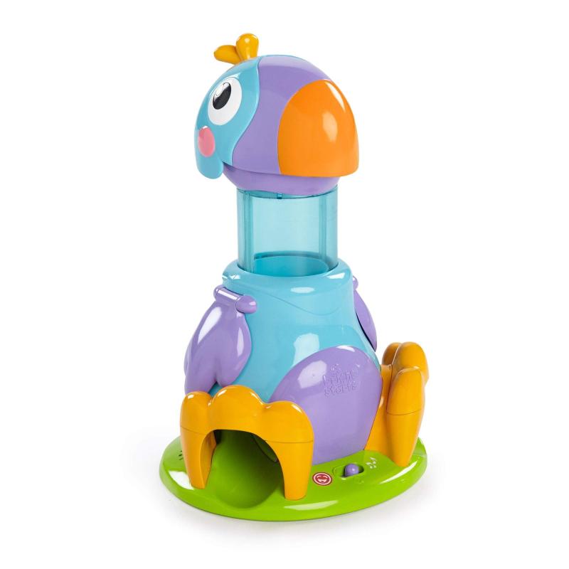 Bright Starts ブライトスターツ フリップフラップ・トゥーカン (10352) Kids II商品サイズ:15x20x30cm対象年齢:6ヶ月以上使用電池:単3電池2本対象年齢 :6月以上セット内容:本体×1、ボール×3