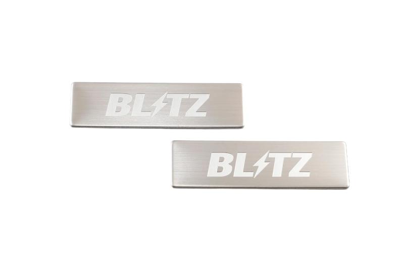 BLITZ(ブリッツ) BLITZ STAINLESS MINI LOGO PLATE(2枚⼊) 18925