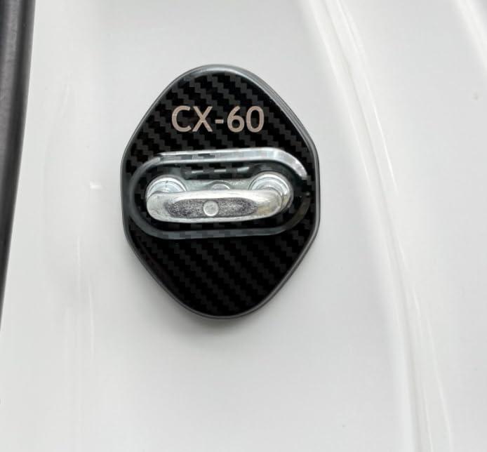 TADOKAPATU マツダ 新型 CX-60 専用 ストライカー カバー ドアロック カバー メッキ アクセサリー 内装 パーツ ステンレス 4PCS 取り付け簡単車種別の専用設計で、スタイリッシュに演出、フィット感は抜群です【ステンレス】SUS素材を使用しているため、高温や極低温の双方の環境で耐熱性と強度を維持する性能があるため、取り付け後も安心【仕上げ】ブラック、シルバー、ブルー、カーボン調、セット、ゴールド 内容：ドアロック カバー4pcs【取り付け簡単】車種専用設計のためフィット感良好。 裏面付属の専用両面テープで簡単に貼り付けできます。貼り付ける前に必ず刈り合わせを行い、貼り付け位置を確認してください。【対応車種】マツダ 新型 CX-60 専用