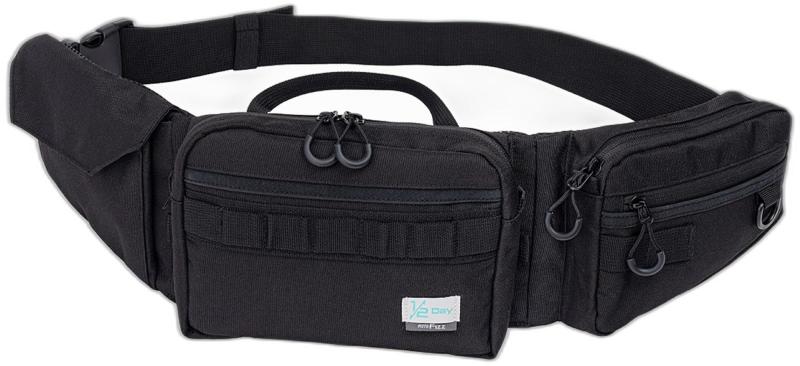 Waist Top Bag - TANAX タナックス モトフィズ バイク用ウエストバッグ ハーフデイツーリングウエスト ブラック 2L ショートツーリング(半日)専用 MFK-7000