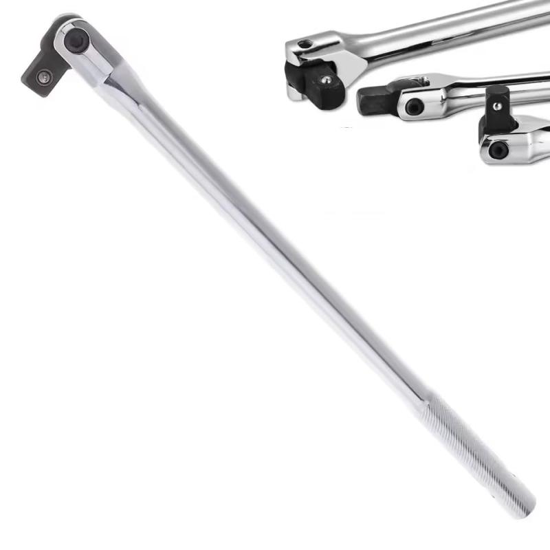 zmart 1/2'' F ロッド レンチ ソケット 420mm ロング フォース バー アクティビティ ヘッド 強力 レバー ステアリング ハンドル 修理ツール ラチェット ブレーカーバースピンナーハンドル ナット