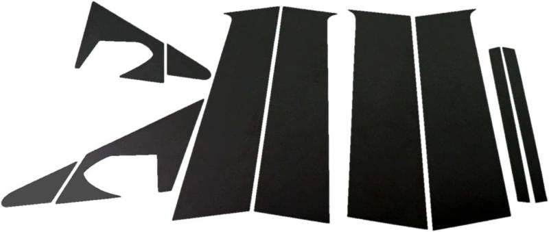 BRIGHTZ ギャランフォルティス CY 超鏡面ステンレスブラックメッキピラーパネル バイザー無用 10PC 【 PIL－BLA－168 】 CY3A CY4A CY6..
