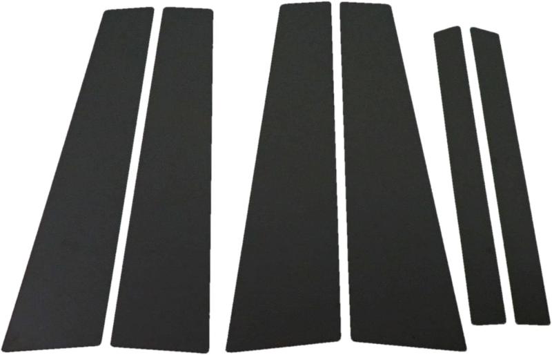 BRIGHTZ シーマ Y33 超鏡面ブラックメッキピラーパネルカバー 6PC バイザー無し用 【 PIL－BLA－190 】