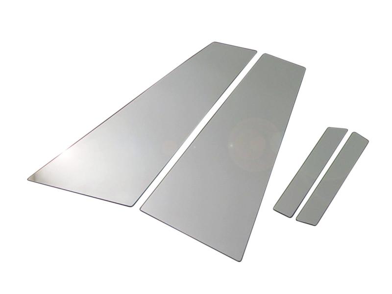 BRIGHTZ CLSクラス W219 超鏡面ステンレスメッキピラーパネル 4PC 【 PIL-SIL-051 】 22682