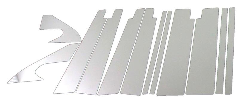 BRIGHTZ サクシードバン NCP58G NCP59G 超鏡面ステンレスメッキピラーパネル バイザー有用 12PC 【 PIL-SIL-331 】 SUCCEED サクシード バン NCP NCP58 NCP59 P58 P59 58 59 50 1