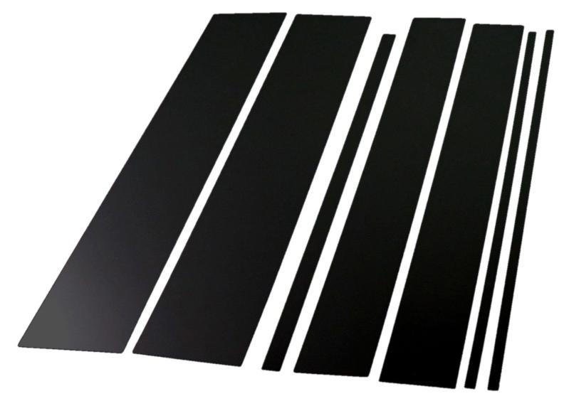 BRIGHTZ ステップワゴン RF3-8 超鏡面ブラックメッキピラーパネルカバー 7PC バイザー無し用  5058