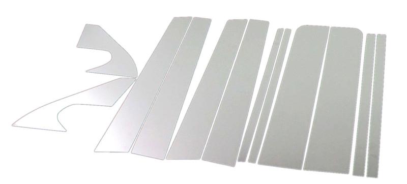 BRIGHTZ プロボックスワゴン NCP58G NCP59G 超鏡面ステンレスメッキピラーパネル バイザー無用 12PC  PROBOX プロボックス ワゴン NCP P58 P59 58 59 50 4636