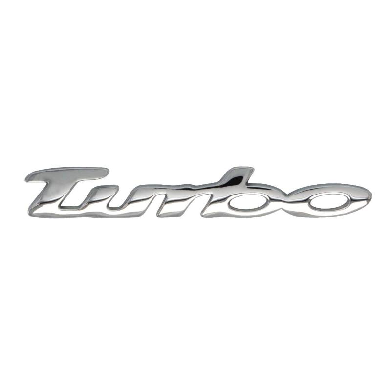 [ネグエス] ターボエンブレム TURBO ターボ 車 エンブレム ステッカー カーステッカー 20mm×135mm