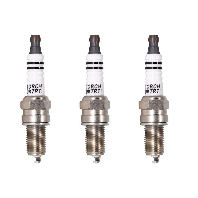 3個 TORCH DK7RTI 交換する NGK K7RAI / DCPR7EIX【3144】 スパークプラグ, DENSO IXU22/IXU22C, for Daihatsu 999-06910-X9-018, for 1999-2016 Harle