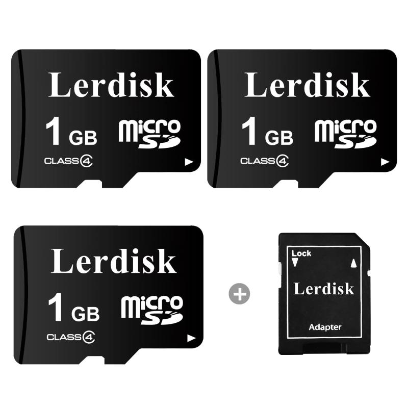 Lerdisk 工場卸売マイクロ SD カード 3 個パック MicroSD SD アダプタ付き 製造