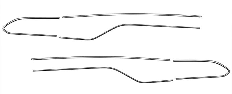 BRIGHTZ クラウンスポーツ AZSH36W AZSH37W 超鏡面ステンレスメッキテールライトモール 6PC 【 TAIL－ETC－035 】 AZSH36W AZSH37W