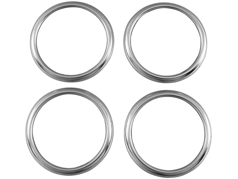 BRIGHTZ アルト HA25S HA25V ステンレスセンターホイールキャップリング 4PC サテンシルバー  HA25 HA A25 25