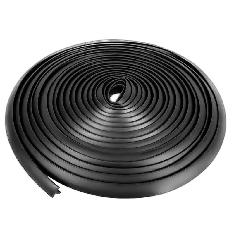 FUKUMIDO エアロモール ゴム ヘッドライト 車 ドア フェンダーモール 防水 ドアエッジ プロテクター t字 型 5m