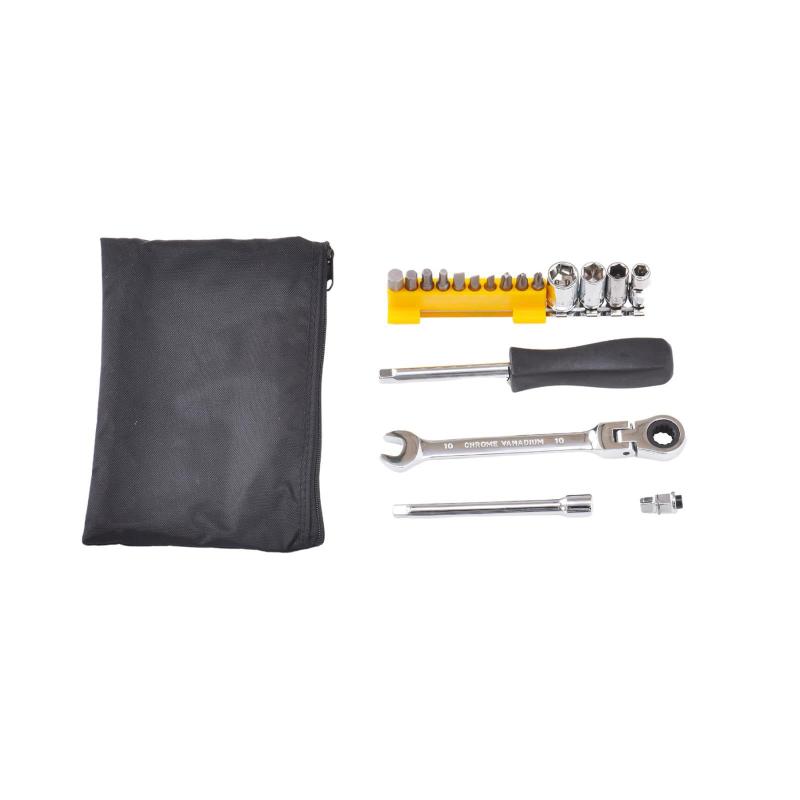 プロトメンテナンス(PLOT) バイク用 バイク用 コンパクト車載工具セット 24pcs 車載ツール/携帯用 PGR0068