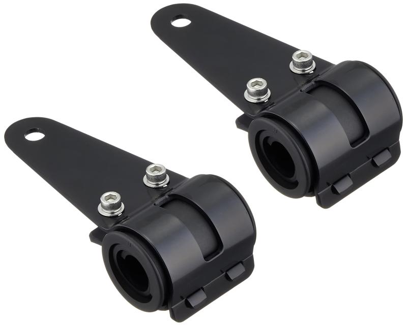 キジマ(Kijima) バイクパーツ ヘッドライトステー カスタム 27-39mm アルミ製 ブラック 205-0061B