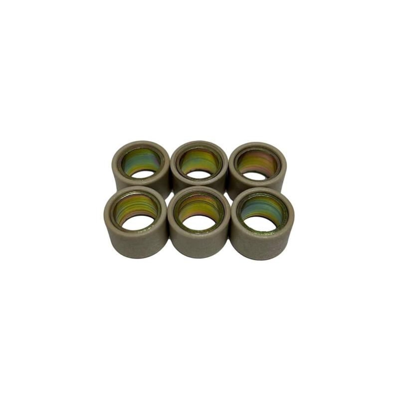 GRONDEMENT(グロンドマン) スーパーウエイトローラー 17X12mm 5g レッツ ZZ セピア アドレスV100 アドレス110 6個入