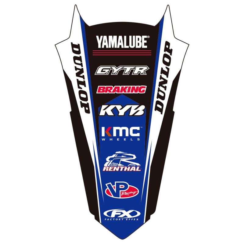 乐天商城 - ファクトリーエフェックス(FACTORY EFFEX) リヤフェンダーデカール YZ85 '22-25 4D FX25-32204