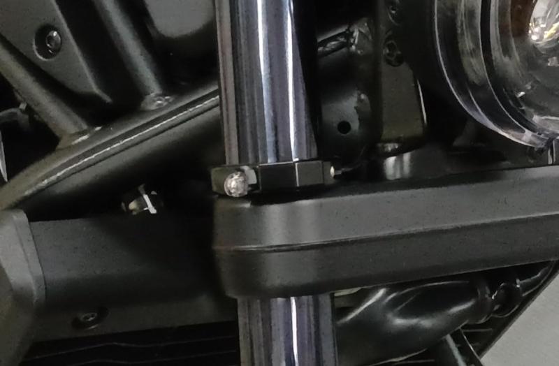 キジマ(Kijima) バイクパーツ ウインカーステー クランプ式 フロントフォーク43mm/45mm対応 M6シャフト用 2個入り 217-5029