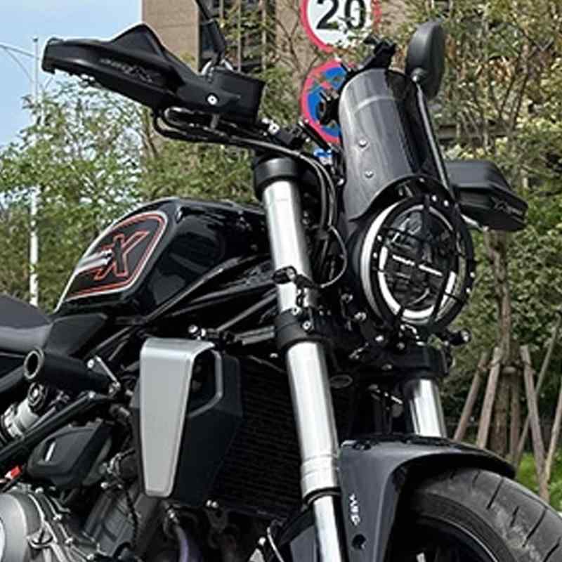 MAORANG FOR X350 x350 2023-2024 2025-2026 改造されたフロントガラスフロントフロントガラスディフレクターフロントガラスミラーアクセサリーオートバイアクセサリー
