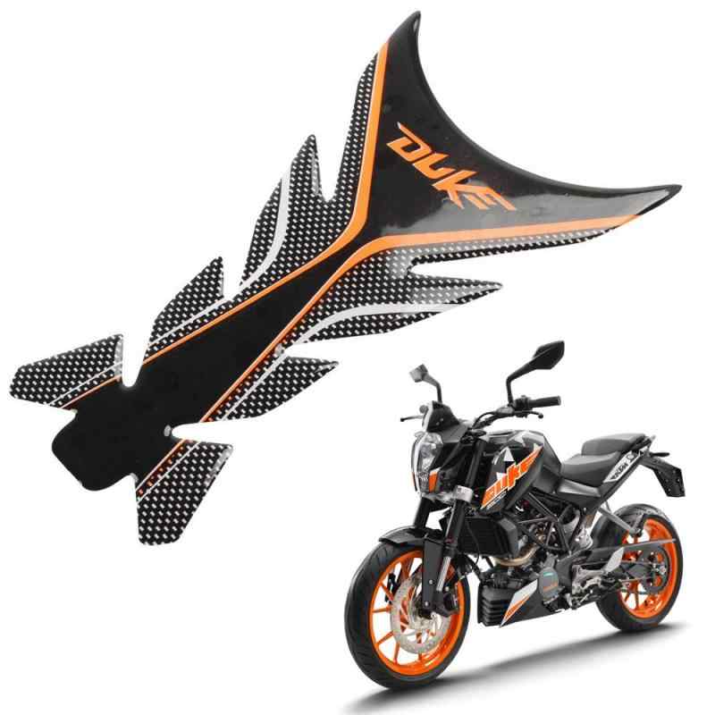 For K.T.M DUKE 125 200 390 690 990 1290オートバイタンクステッカーデカールタンクパッドフィッシュボーン保護デカール