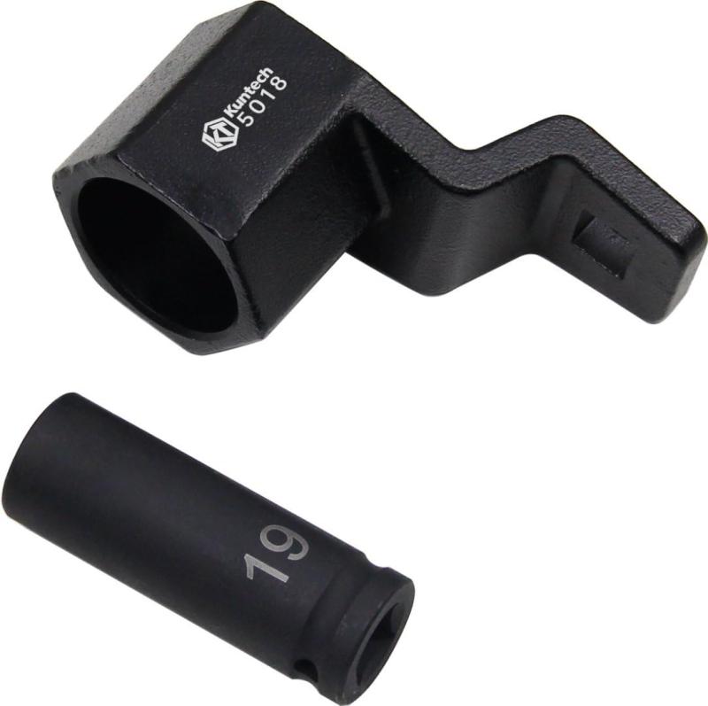 樂天商城 - ククシャフトプーリーホルダー工具 ソケット付き 自動車メ 19mm ハーモニックバランサーソケットと50mmクランクシャフトクランクプーリーレンチホルダーツール ホンダとアキュラエンジン