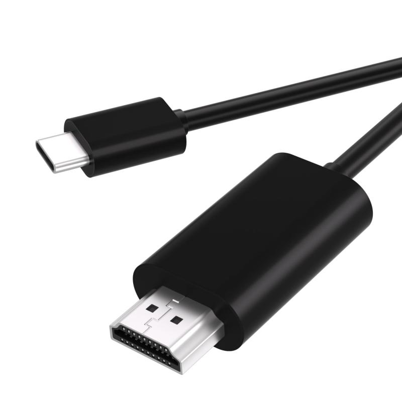 USB C HDMI ケーブル【4K(3840*2160)@30Hz・高画質】USB-CからHDMIへの変換ケーブルで、大画面変換。4K(3840*2160)動画配信やデータ転送ができます。残像感を大幅に削減し鮮明な映像を楽にご視聴いただけます。下位互換性備え、2K@60Hz、1080p@60Hz、1080I、720p等のHD解像度にも対応しています。【設定不要＆ミラーと拡張モード】ソフトウェア、ドライバ要らず、複雑なインストールなし、簡単接続次第手軽にご利用できます。ミラー/拡張モードをサポートしながら、同時に複数のモニターに対応可能です、仕事にも、ゲームにも、映画にも、より直感的な視覚体験を楽しむことができます；仕事の上で、作業効率を大幅に向上できます；ゲームの上で、よりゲーム体験を楽しむ。