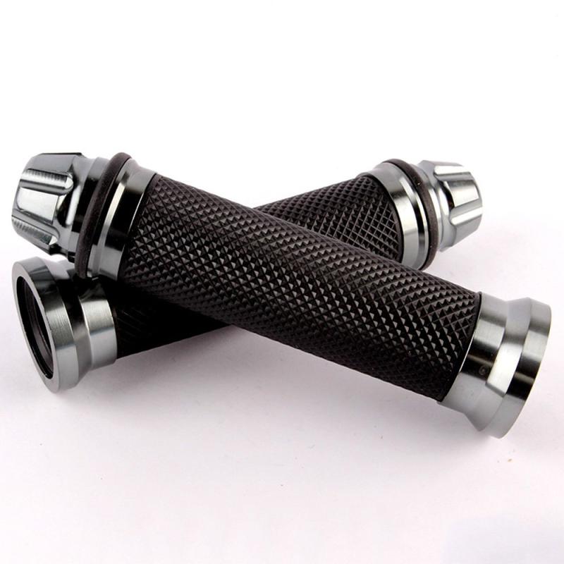 evomosa バイク クリップ 汎用 オートバイ クリップ アルミ バーエンド 22.2ミリメートル CNC ハンドグリップ 左右セット 全6色