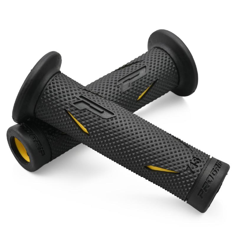 デイトナ(Daytona) PROGRIP(プログリップ) バイク用 グリップ ハンドル径φ22.2用 122mm ハードゲル エンド貫通 718-RA/OEタイプ