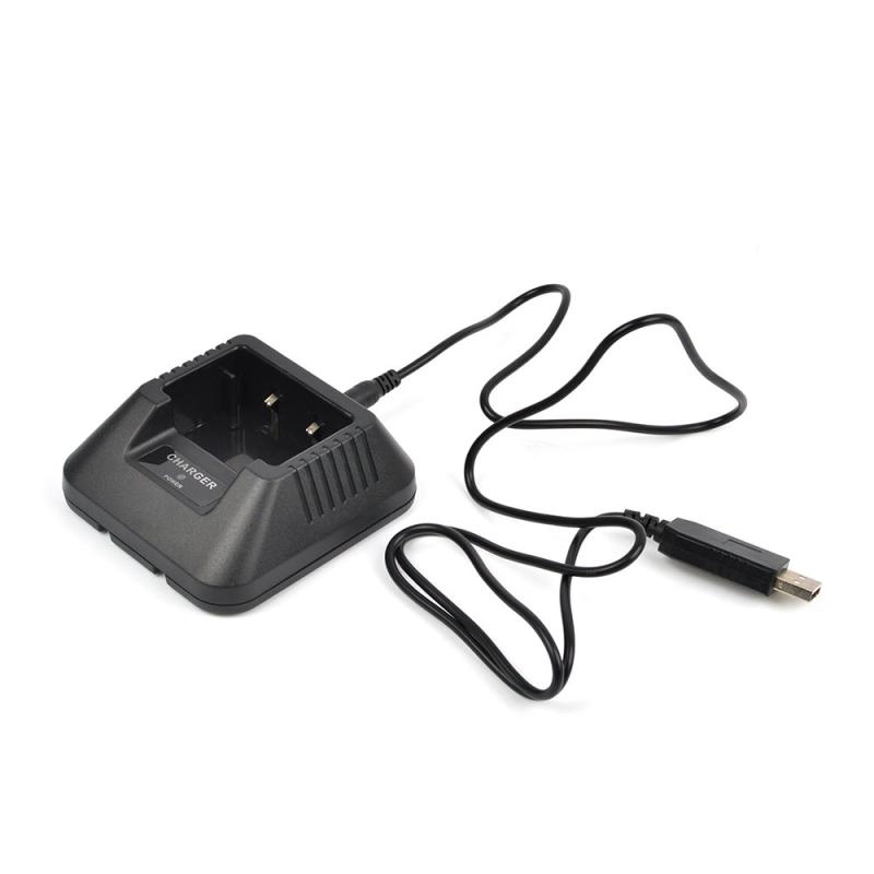 HITOTSUNAGIのUSB 充電ケーブル Baofeng無線機充電器ベース用 UV-5R UV-5RA UV-5RB UV-5RE UV-82用｜アングル2
