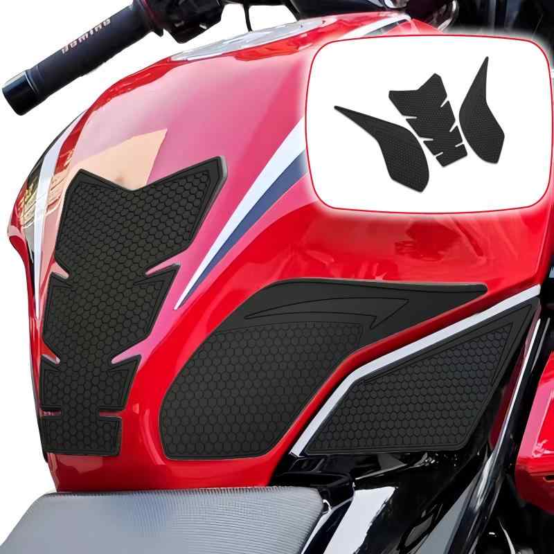 タンクパッド ホンダに適用 CBR500R CB400F CBR400R 2024 2019 2010 2021 2022 オートバイ用ガソリンタンクプロテクター サイド 燃料タンクのステッカー アクセサリー パーツ ニーパッド 滑り止め 傷防止