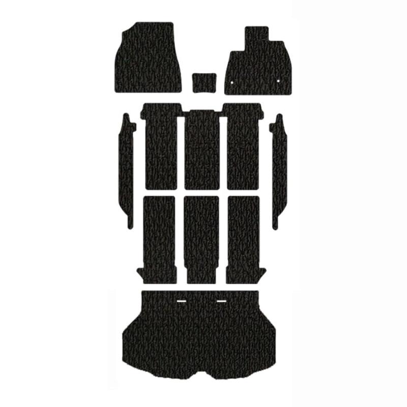 Car Accessories - ノア/ヴォクシー フロアマット 互換品 90系 R4/1～ トランク・ステップマット付き スタンダードタイプ
