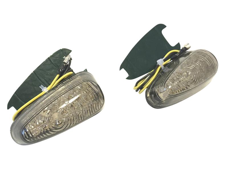 (nakira) 取付簡単 貼り付けタイプ LED カスタム ウインカー 2個組 汎用 スモーク or クリア